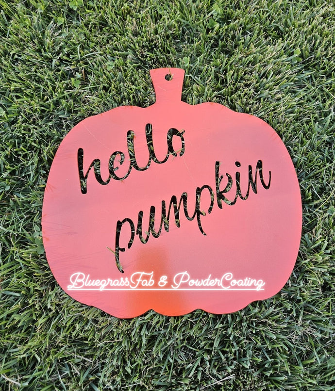 Hello Pumpkin Door Hanger