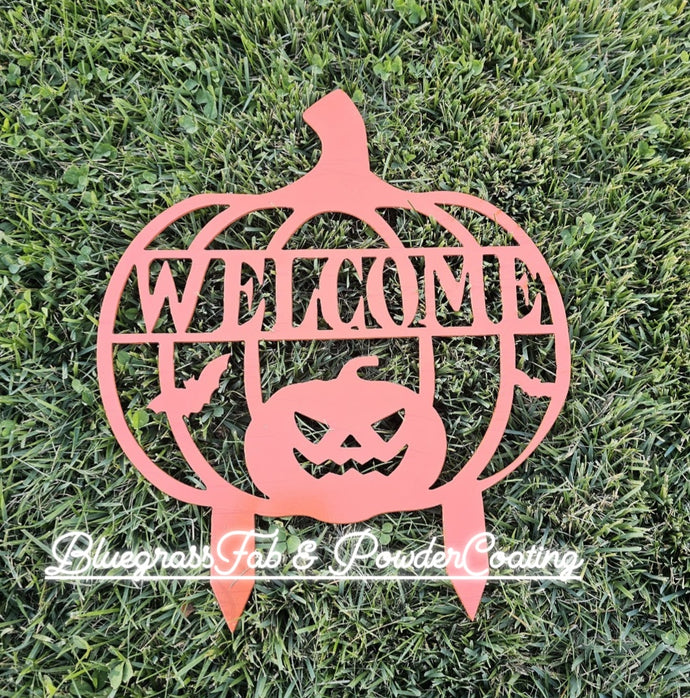 Welcome Pumpkin Stake