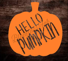 Load image into Gallery viewer, Hello Pumpkin Door Hanger
