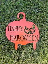 Load image into Gallery viewer, Happy Halloween Yard Stake
