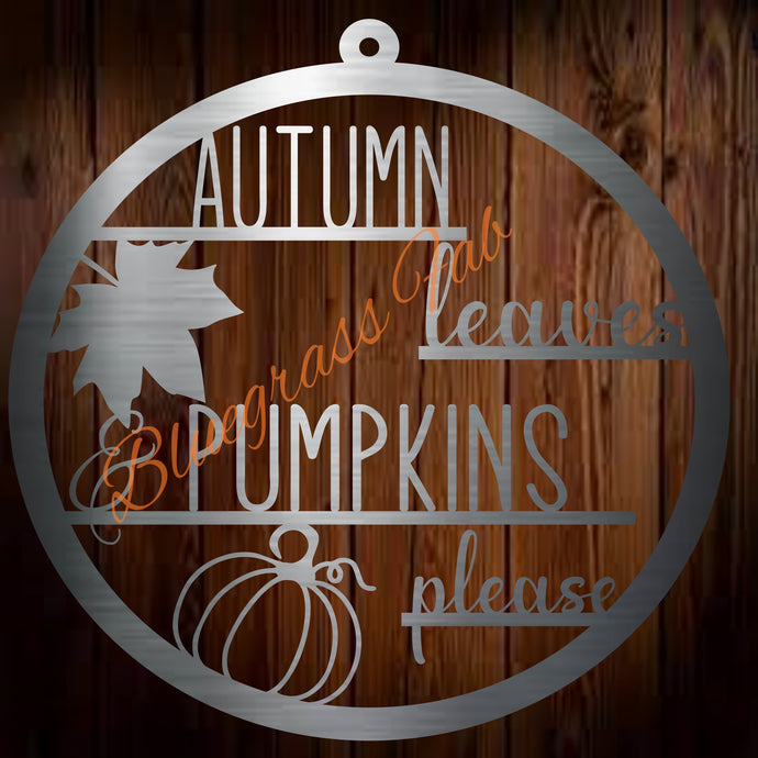 Autumn Leaves Door Hanger