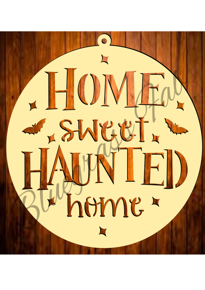 Haunted Home Door Hanger